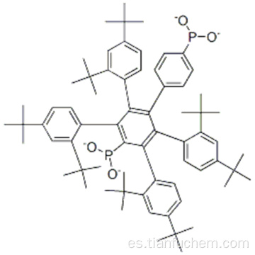 Tetrakis (2,4-di-terc-butilfenil) -1,1-bifenil-4,4&#39;-diilbisfosfonito CAS 38613-77-3